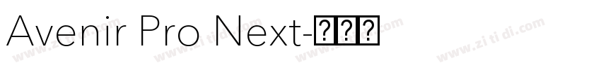 Avenir Pro Next字体转换 Avenir Pro Next字体转换